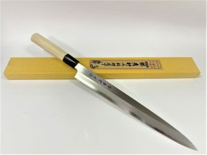 Dao 03005 Sakai Takayuki Tokujo Sashimi Shirogami-2 300mm kèm vỏ bọc