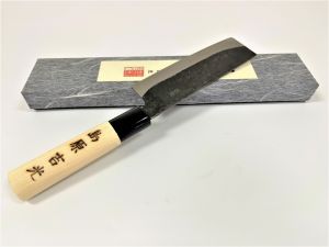 Dao YOSHIMITSU Nakiri (small) 125mm White-2 steel 02-103